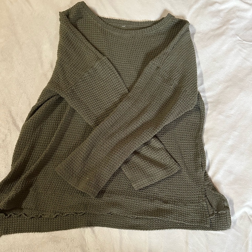 Olive Green Women's Sweater